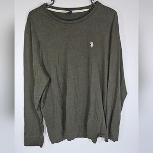 U.S. Polo Assn. Olive Long Sleeve Tee